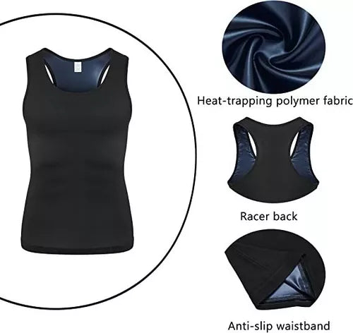 Camisa Reductora Térmica Efecto Sauna Reducción Total