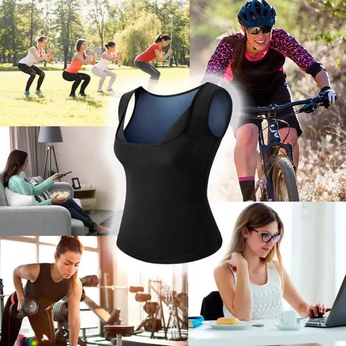 Camisa Reductora Térmica Efecto Sauna Reducción Total