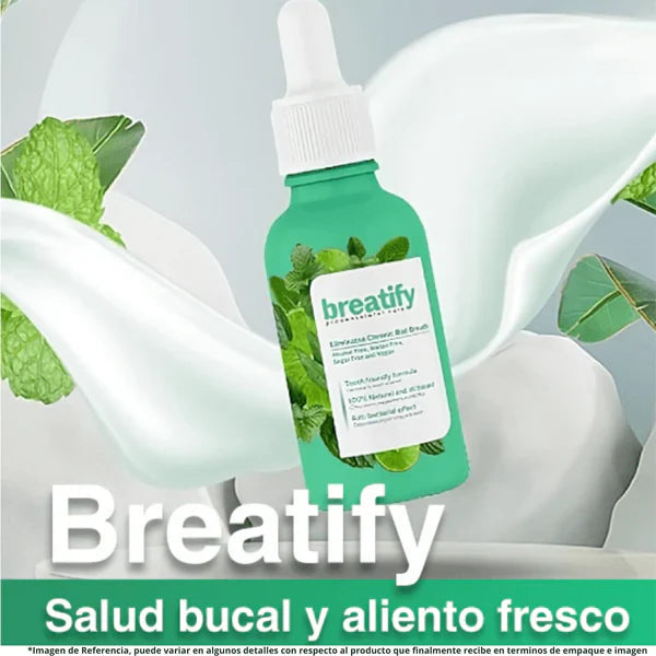 Breatify Pro: Elimina El Mal Aliento Frescura Instantánea 2x1+REGALO