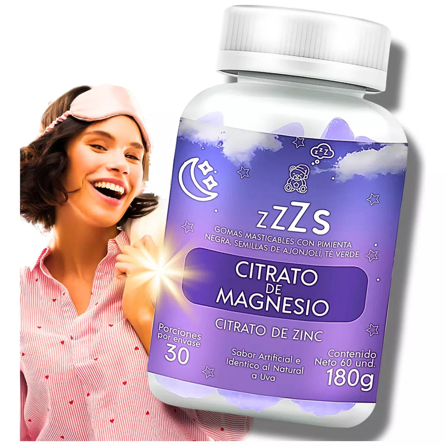 MagniVita con 60 Gomitas de Citrato de Magnesio – Sueño profundo, energía renovada + Regalo